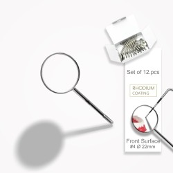 ⌀ 22 mm Miroir buccal, surface frontale
