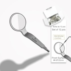 ⌀ 22 mm Miroir buccal, surface frontale