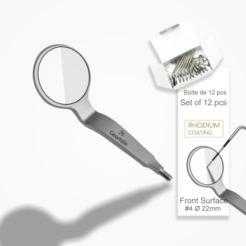 ⌀ 22 mm Miroir buccal, surface frontale