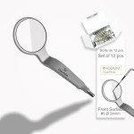 ⌀ 24 mm Miroir buccal, surface frontale