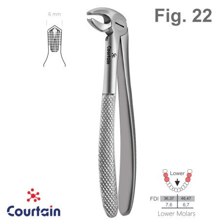Extracting Forceps, English Pattern, Fig. 22