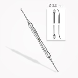 Curettes osseuses Lucas  ⌀ 3,8 mm
