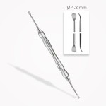 Curettes osseuses Lucas ⌀ 4,8 mm