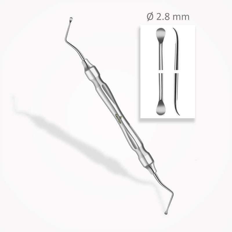 Curettes osseuses Lucas ⌀ 2,8 mm Curettes osseuses Lucas ⌀ 2,8 mm