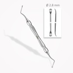 Curettes osseuses Lucas ⌀ 2,8 mm