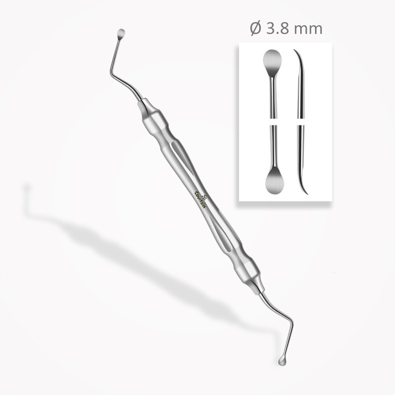 Curettes osseuses Lucas 
⌀ 3,8 mm