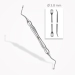 Curettes osseuses Lucas 
⌀ 3,8 mm