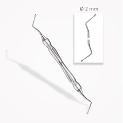 Curettes osseuses  HEMINGWAY 1  ⌀ 2 mm
