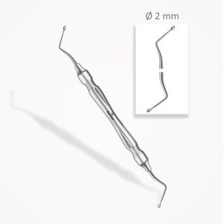 Curettes osseuses  HEMINGWAY 1  ⌀ 2 mm