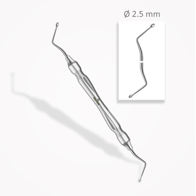 Curettes osseuses  HEMINGWAY 2 ⌀ 2,5 mm
