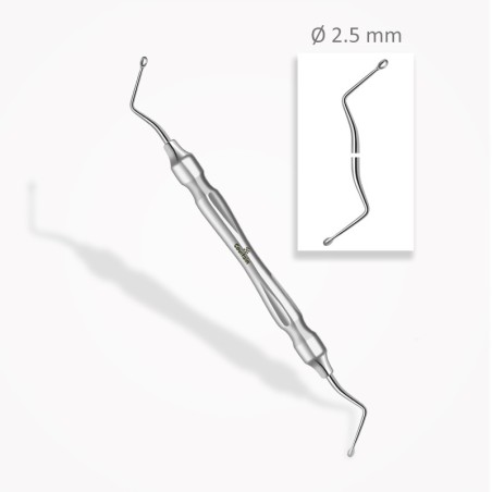 Curettes osseuses  HEMINGWAY 2 ⌀ 2,5 mm