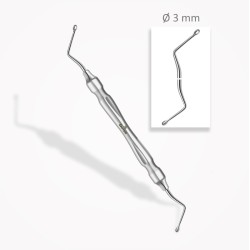 Curettes osseuses  HEMINGWAY 3  ⌀ 3 mm