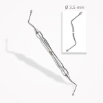 Curettes osseuses  HEMINGWAY 4  ⌀ 3,5 mm
