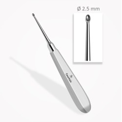 Curette osseuse  KERPEL 14,5 cm  ⌀ 2,5 mm