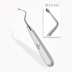Curette osseuse  KERPEL 14,5 cm  ⌀ 2,5 mm