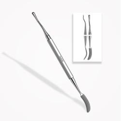 Râpe osseuse  n°3 Miller-Colburn dentelure droite
