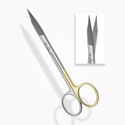 Ciseaux Gingivaux Super Cut GOLDMANN-FOX Droits, Une Lame Dentelée 13 cm
