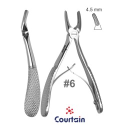 Pediatric Baby Extraction Forceps Double Spring upper cuspids No 6