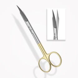 Ciseaux Gingivaux TC GOLDMANN-FOX Courbés 13 cm