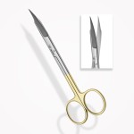 Ciseaux Gingivaux TC GOLDMANN-FOX Courbés 13 cm