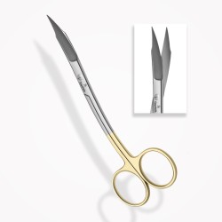 Ciseaux Gingivaux TC GOLDMANN-FOX 13 cm (130 mm), Forme S