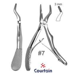 Pediatric Baby Extraction Forceps Double Spring upper roots No 7