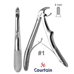 Pediatric Baby Extraction Forceps Double Spring lower incisors No 1
