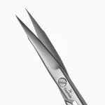 Ciseaux chirurgicaux, STEVENS, 11 cm, Lames tranchantes des deux côtés, Courbés, Une lame dentelée