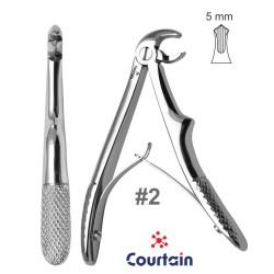 Pediatric Baby Extraction Forceps Double Spring lower molars No 2