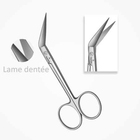 Ciseaux Iris Angulés 11,5 cm