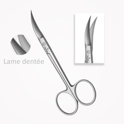 Ciseaux Iris Courbés Droite 11,5 cm