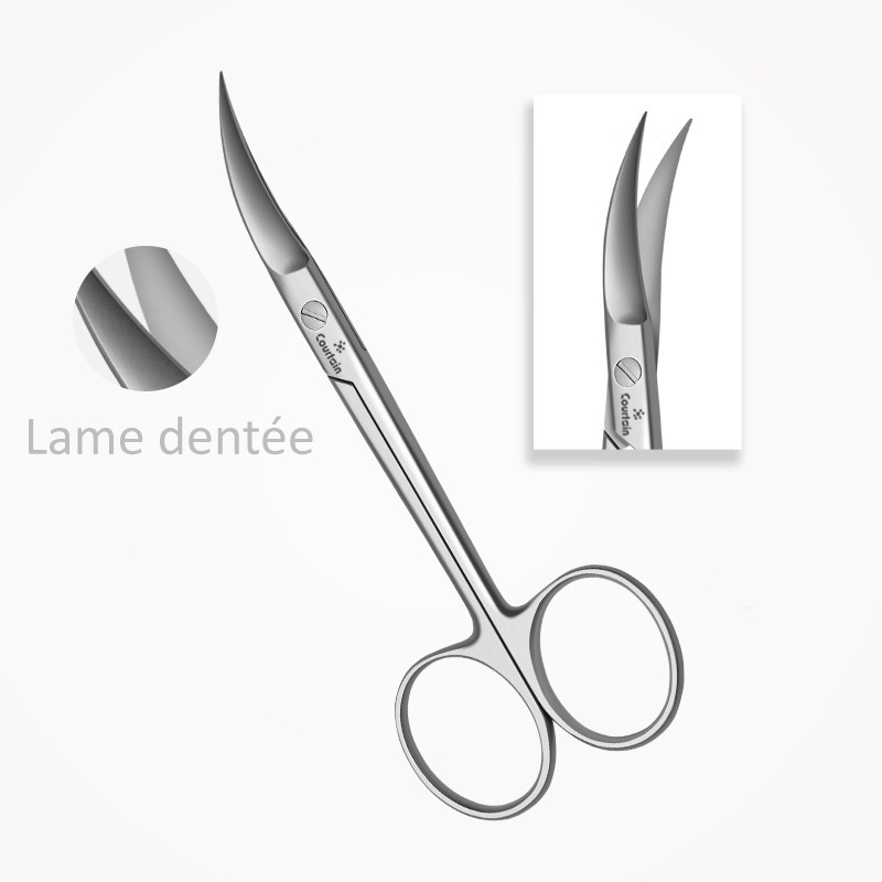 Ciseaux Iris Courbés Droite 11,5 cm