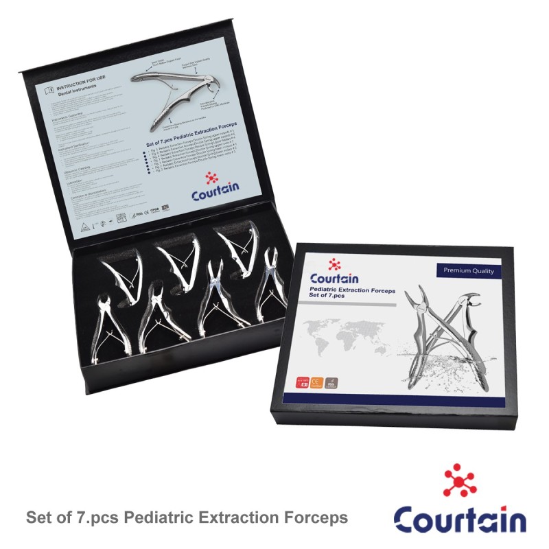 Pediatric Baby Extraction Forceps Set of 07 Pcs