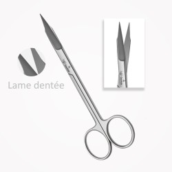 Ciseaux Gingivaux GOLDMANN-FOX Droits, Tranchants-Tranchants 13 cm