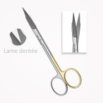 Ciseaux Gingivaux Super Cut GOLDMANN-FOX Droits, Une Lame Dentelée 13 cm
