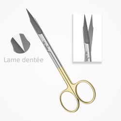 Ciseaux Gingivaux TC GOLDMANN-FOX Droits 13 cm