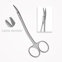 Ciseaux Gingivaux LA-GRANGE 11,5 cm, Tranchants-Tranchants, Forme S
