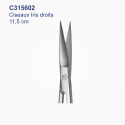 Ciseaux Iris Droit 11.5 cm | Courtain Dental