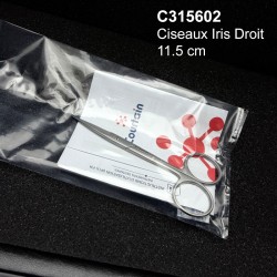 Ciseaux Iris Droit 11.5 cm | Courtain Dental