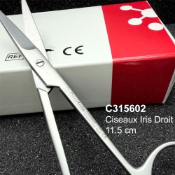 Ciseaux Iris Droit 11.5 cm | Courtain Dental